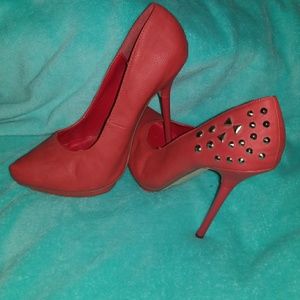 Red high heels